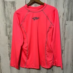 Z3 hot pink swim shirt rash guard top sun protection summer XXL xx-large